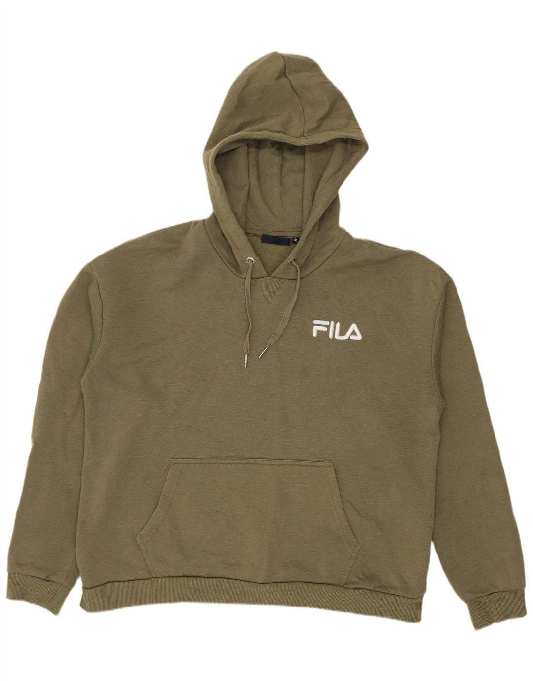 Fila ženska prevelika majica s kapuljačom UK 14, srednji kaki poliester