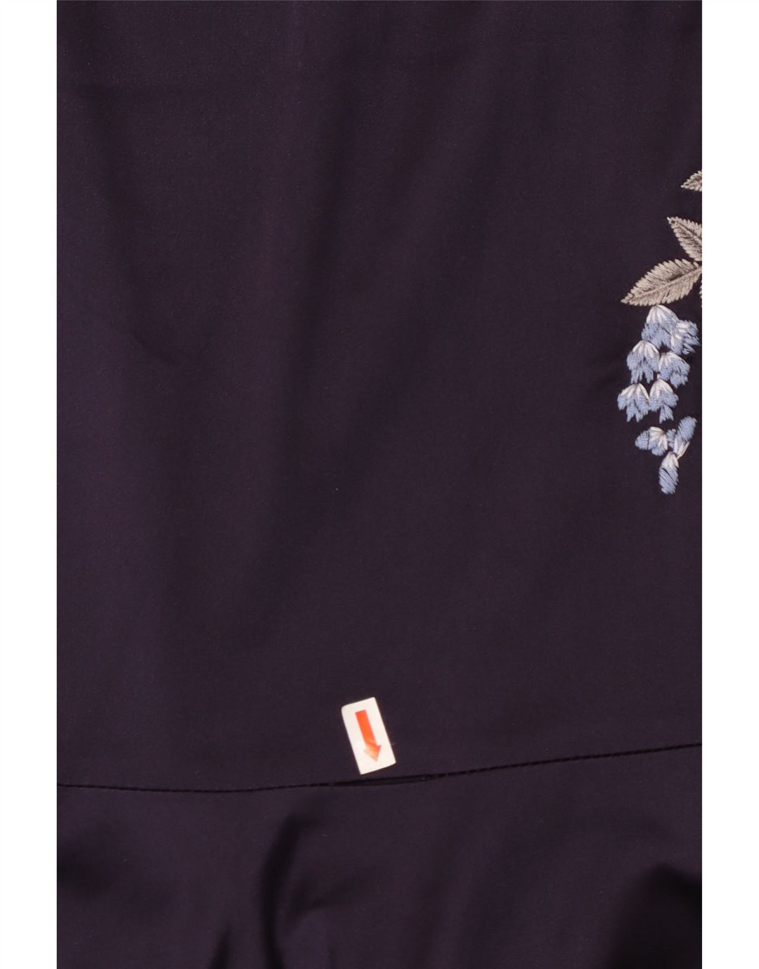 KAREN MILLEN Ženska haljina bez naramenica UK 10 Mala ljubičasta cvjetna svila