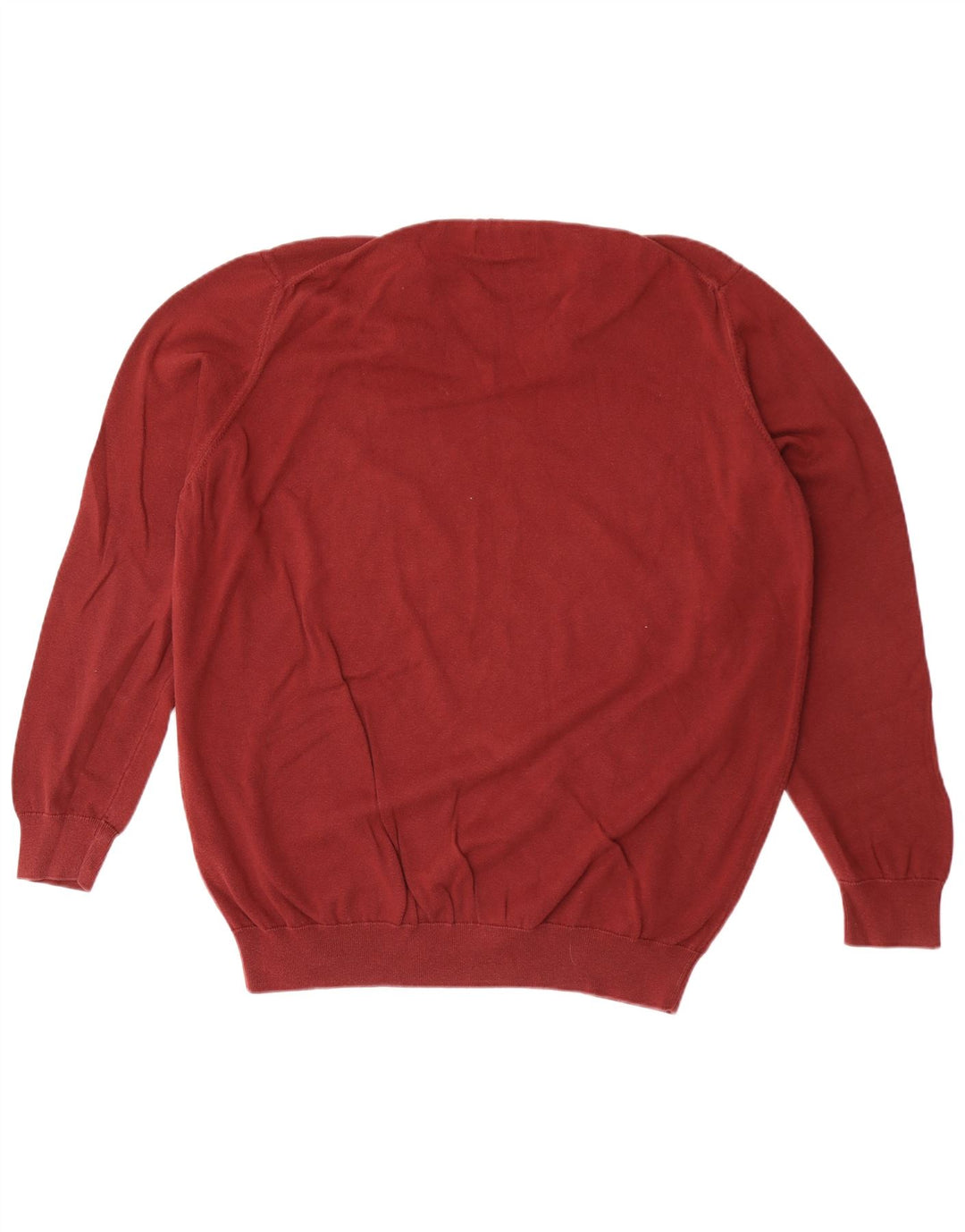 Barbour muški džemper s V-izrezom 2XL, kestenjasti pamuk