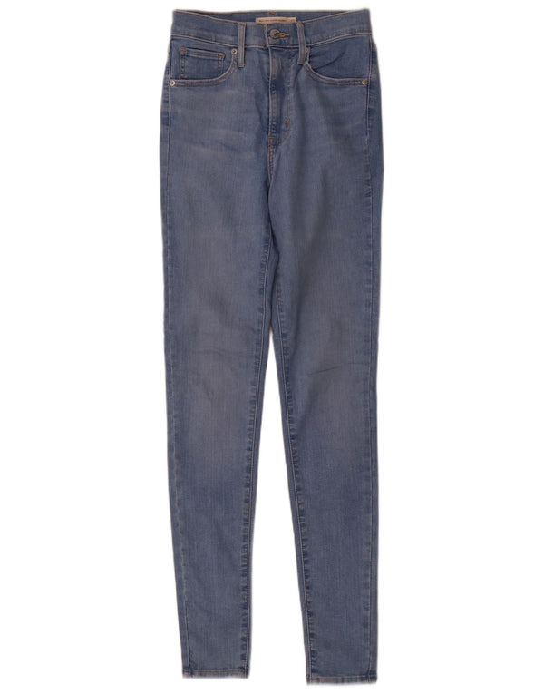 Levi's ženske Mile High super skinny traperice W27 L33 plavi pamuk