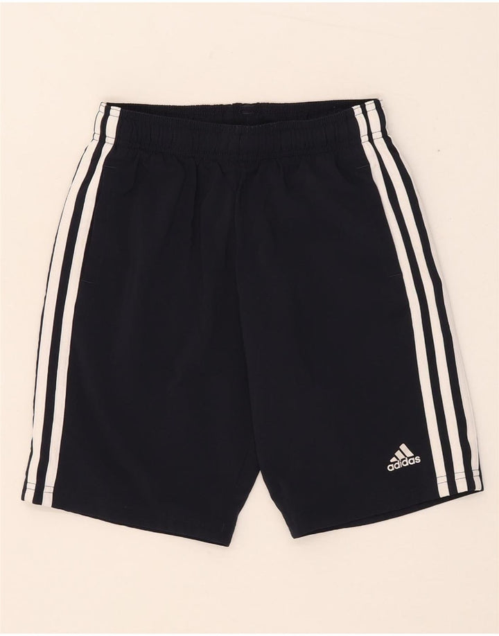 Adidas sportske kratke hlače za dječake 9-10 godina tamnoplavi poliester