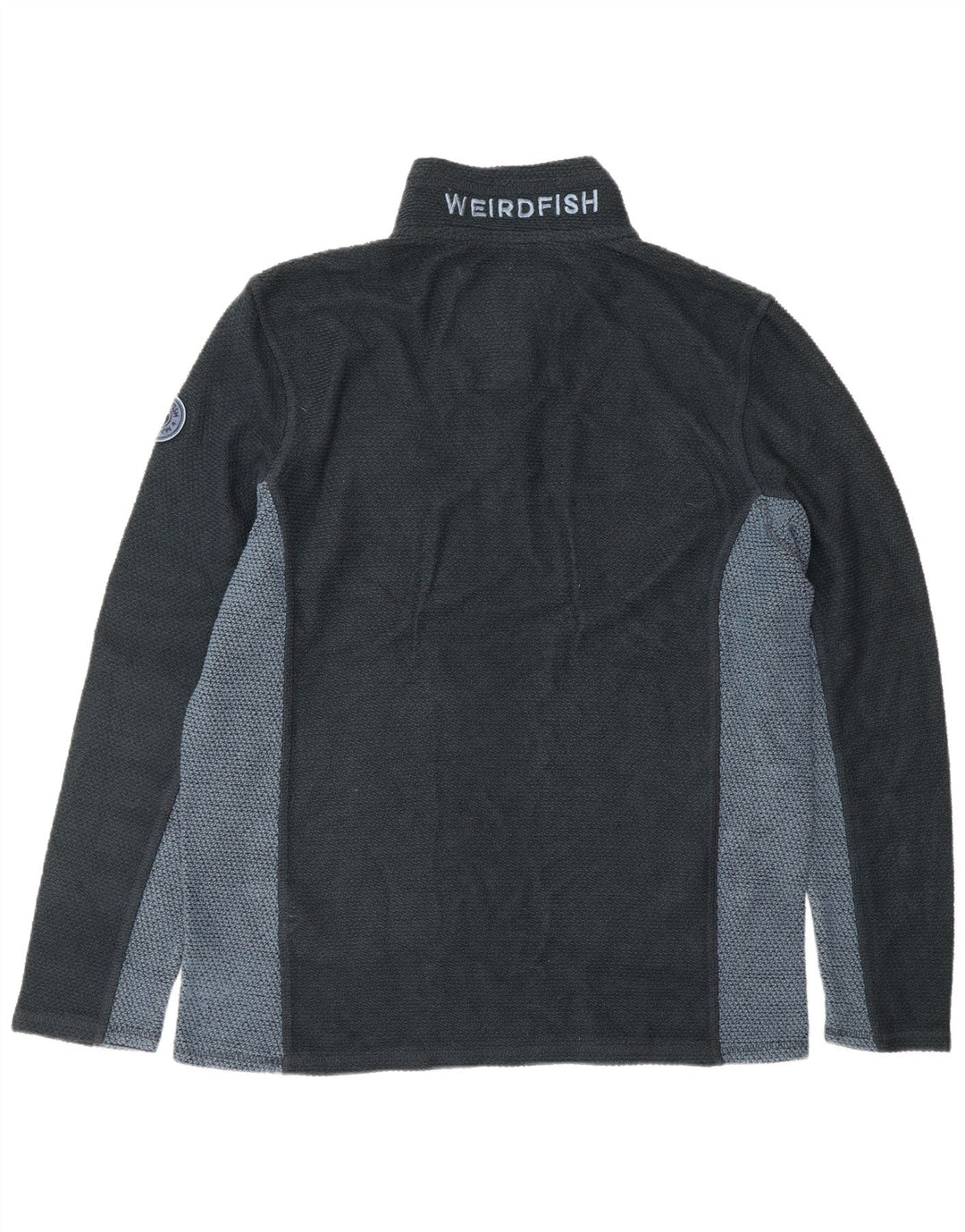 WEIRD FISH Muška majica s izrezom s patentnim zatvaračem XL tamnoplava boja