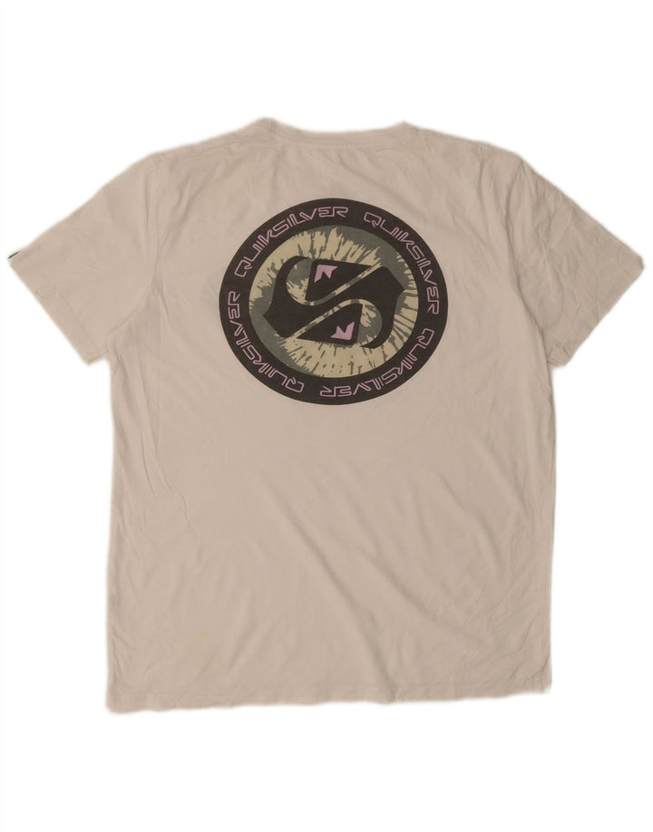 Quiksilver muška majica kratkih rukava Regular Fit srednje bijele boje