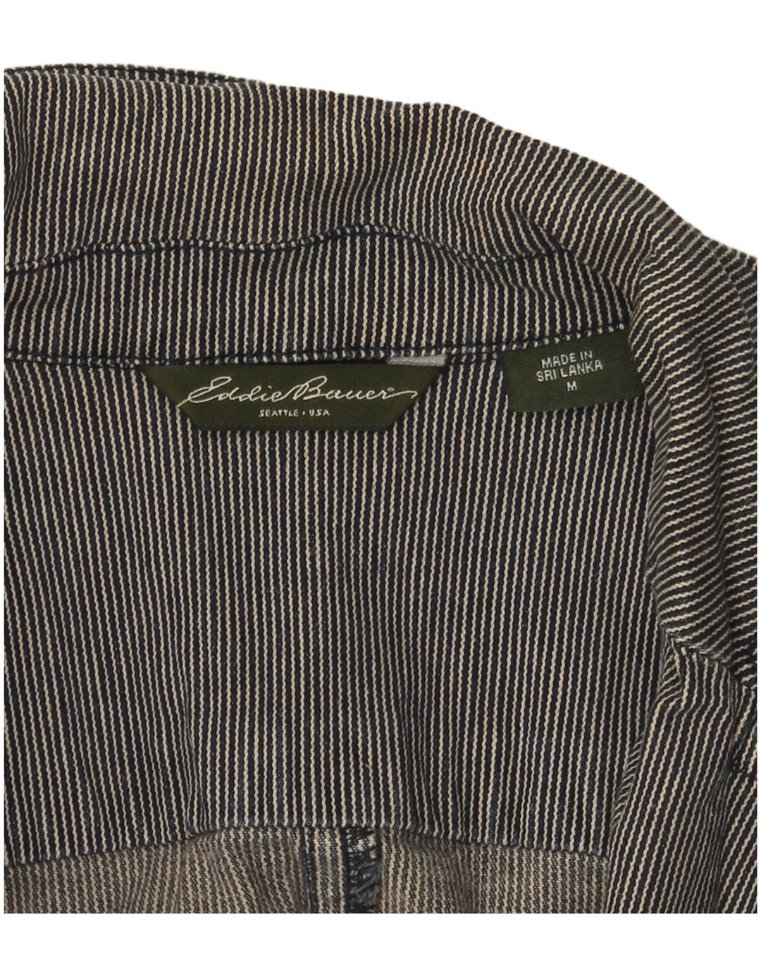 EDDIE BAUER Ženska jakna sa 2 gumba UK 12 srednje sive pruge