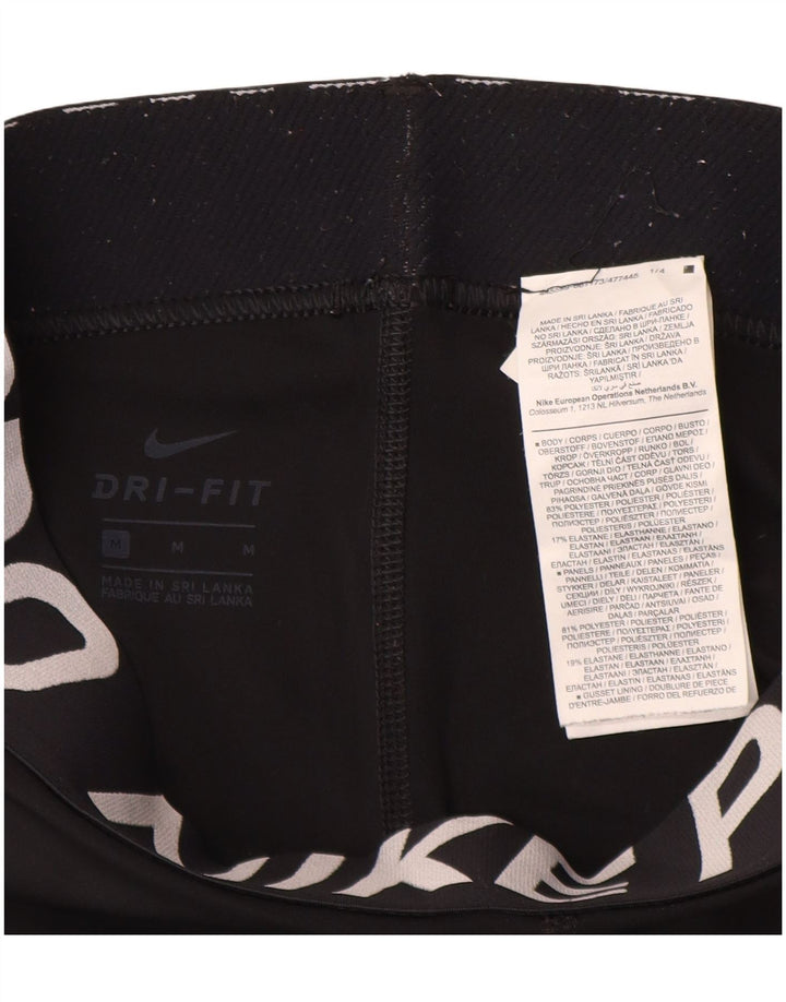 Nike ženske Graphic Capri tajice UK 12 Srednji crni poliester