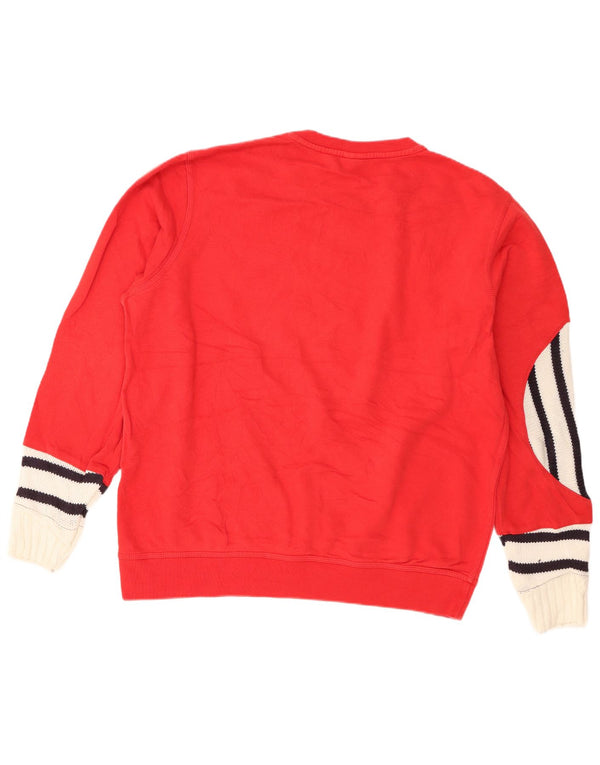 Nike muški džemperi XL crveni colourblock pamuk