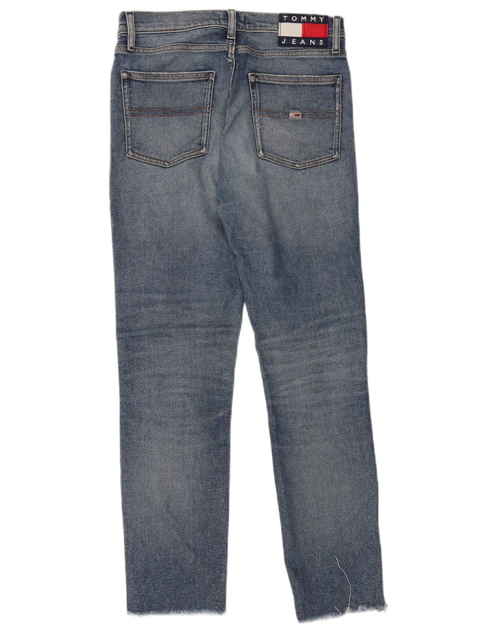 Tommy Hilfiger ženske skraćene traperice visokog struka W27 L27 plave