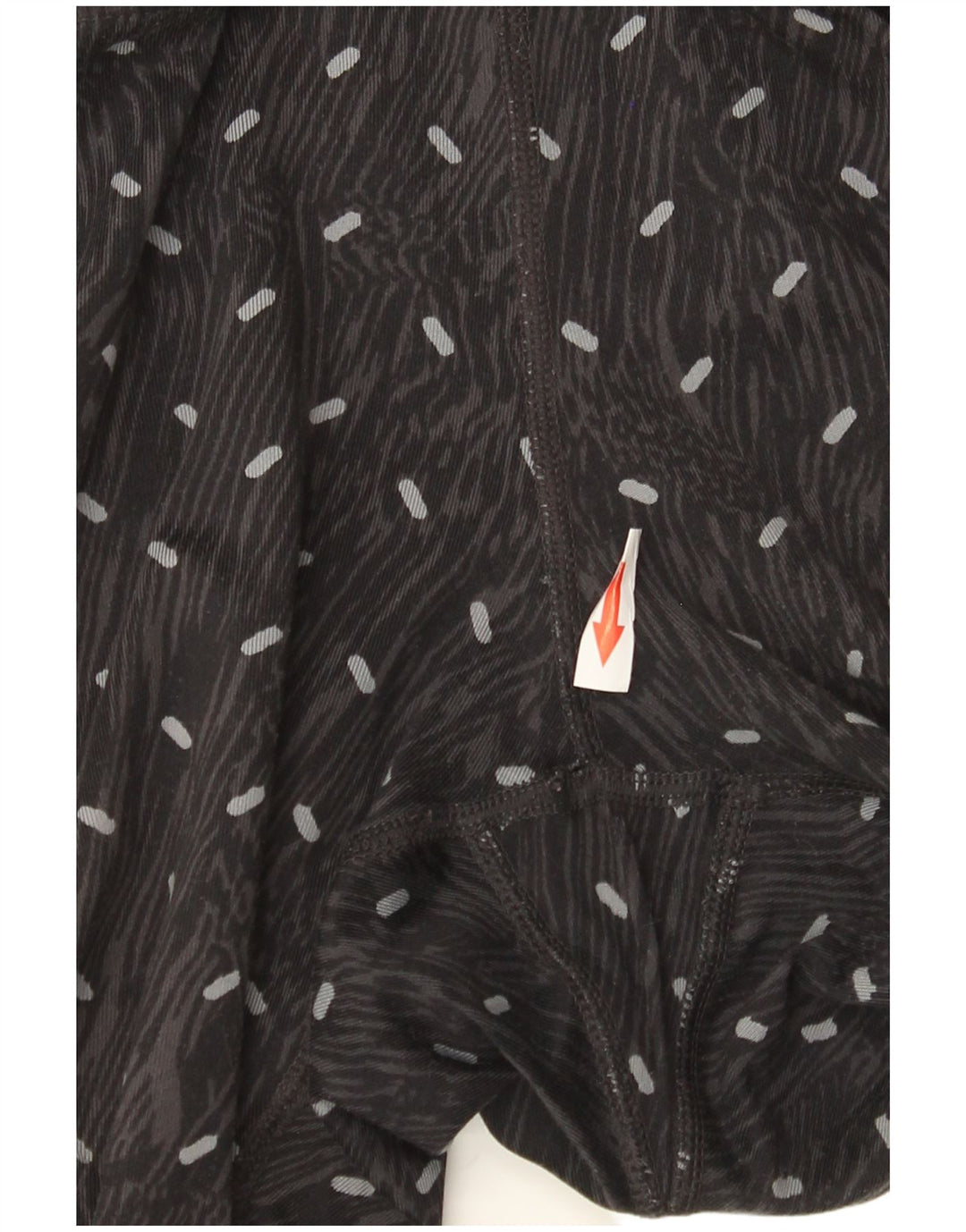 Nike Ženske Dri Fit Leggings UK 14 Large Black Spotted