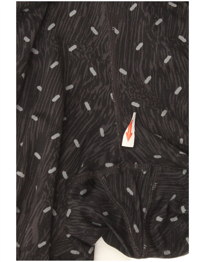 Nike Ženske Dri Fit Leggings UK 14 Large Black Spotted