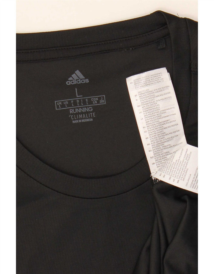 Adidas muška majica Climalite, veliki crni poliester