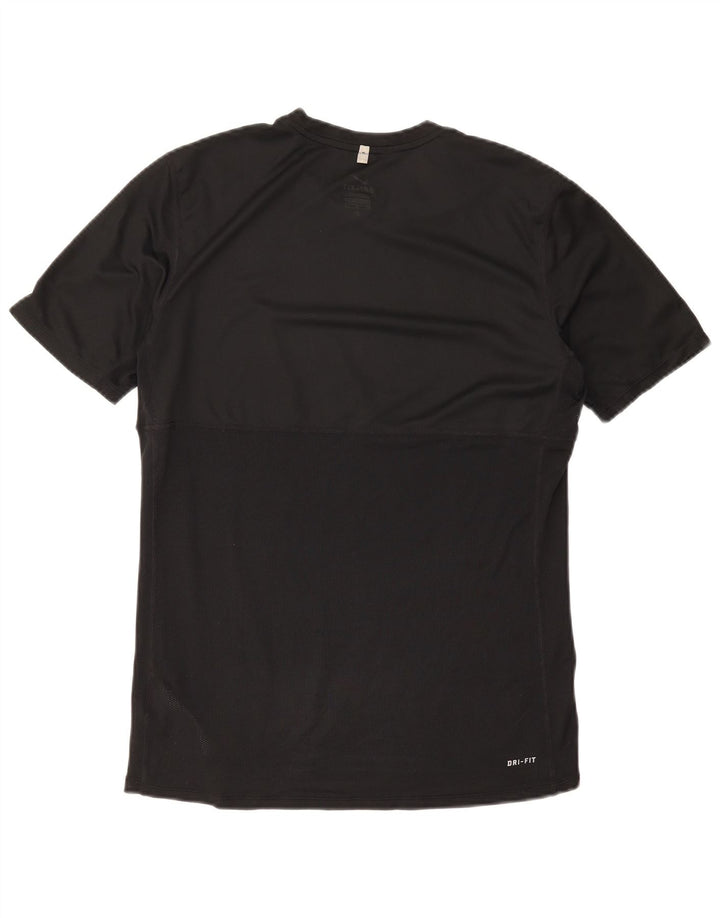Nike Dri Fit T-Shirt Top Srednji crni poliester Sport