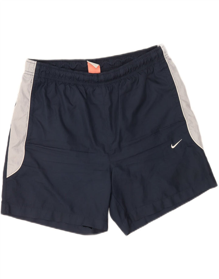 Nike muške sportske kratke hlače srednje tamnoplave poliesterske boje