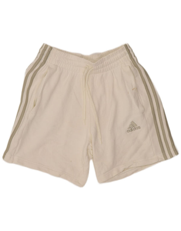 Adidas ženske sportske kratke hlače UK 8 male bijele pamučne