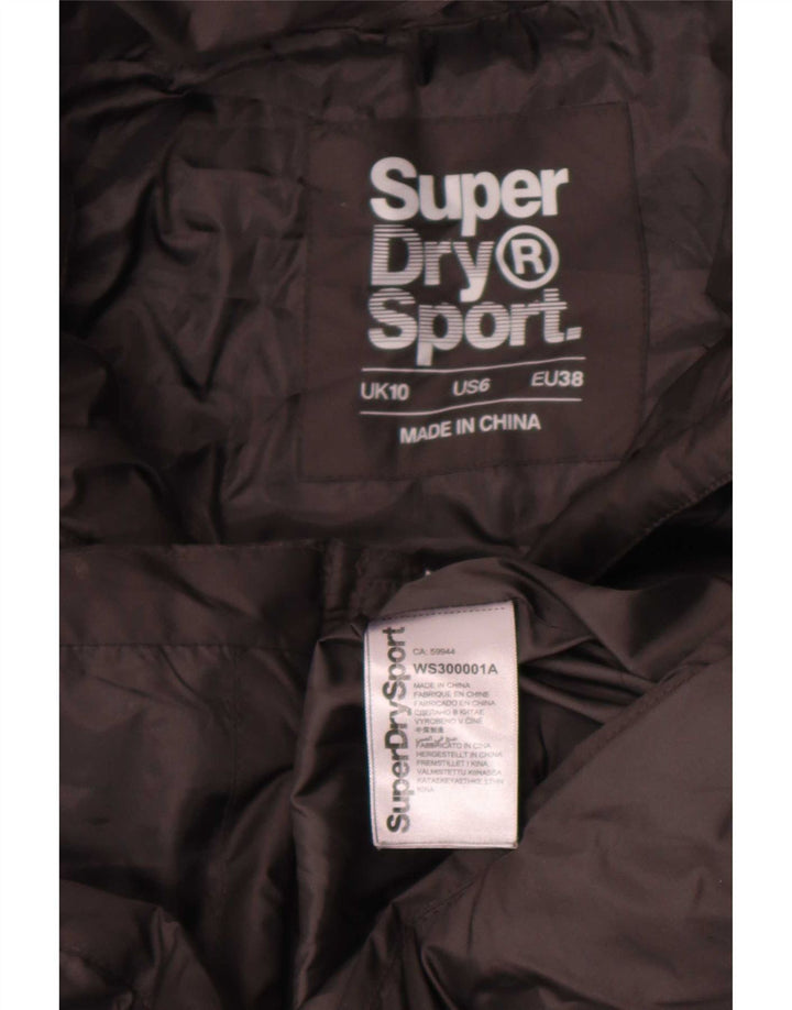 Superdry ženska podstavljena jakna UK 10 mali crni poliester