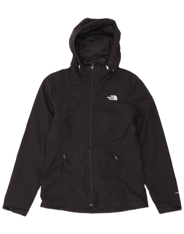 THE NORTH FACE Ženska kišna jakna s kapuljačom UK 10 Mali crni poliester