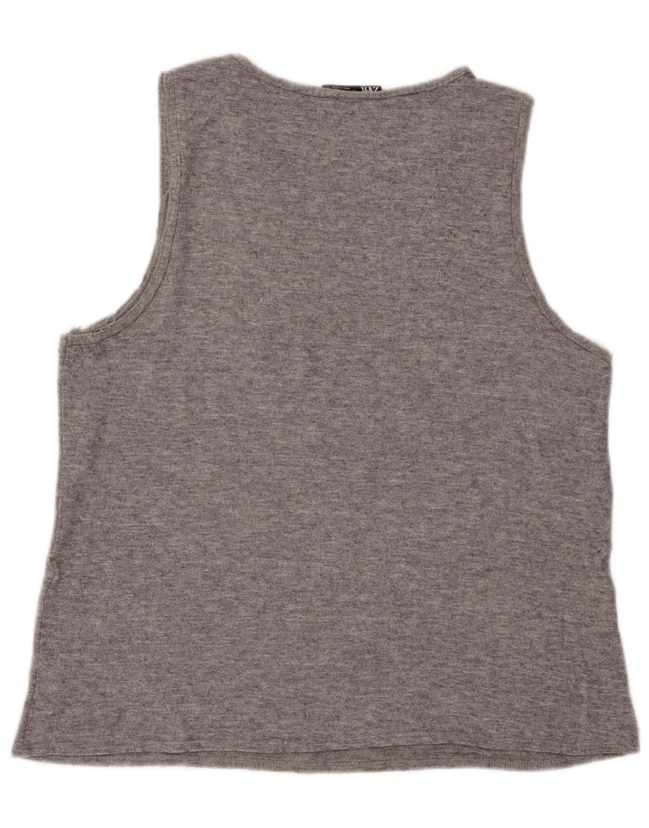 Zara ženski prsluk UK 16 Large Grey Fair Isle