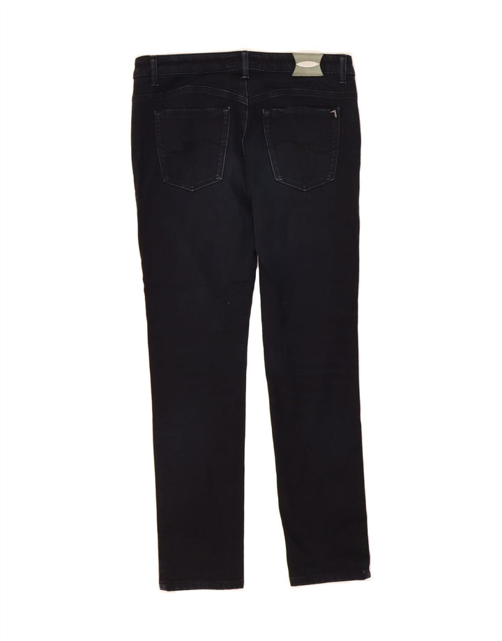 TRUSSARDI Womens Slim Jeans W30 L28  Navy Blue Vintage Trussardi and Second-Hand Trussardi from Messina Hembry 