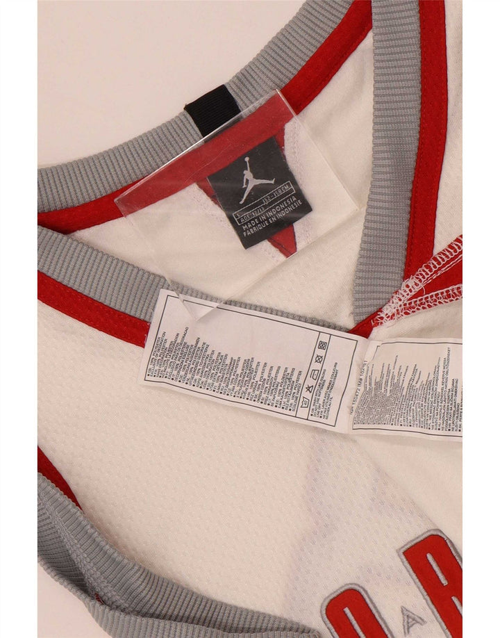 Jordan Boys Graphic Vest Top 12-13 Years Veliki bijeli poliester u boji