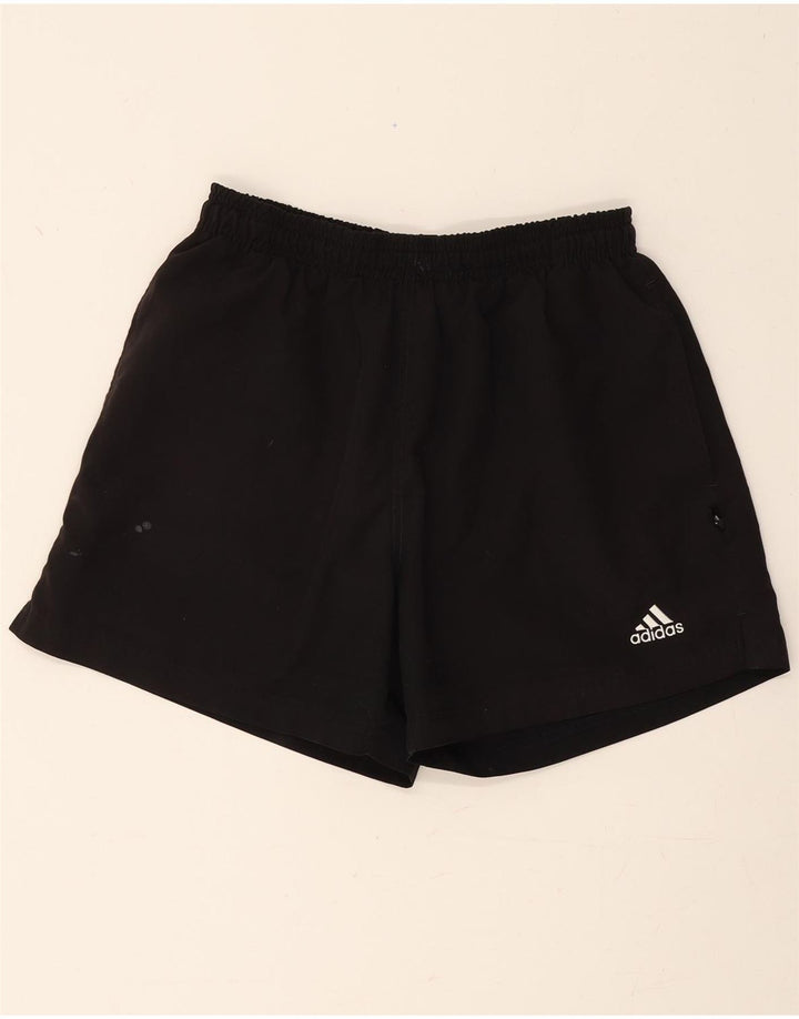 ADIDAS Mens Sport Shorts Medium Black Polyester Vintage Adidas and Second-Hand Adidas from Messina Hembry 