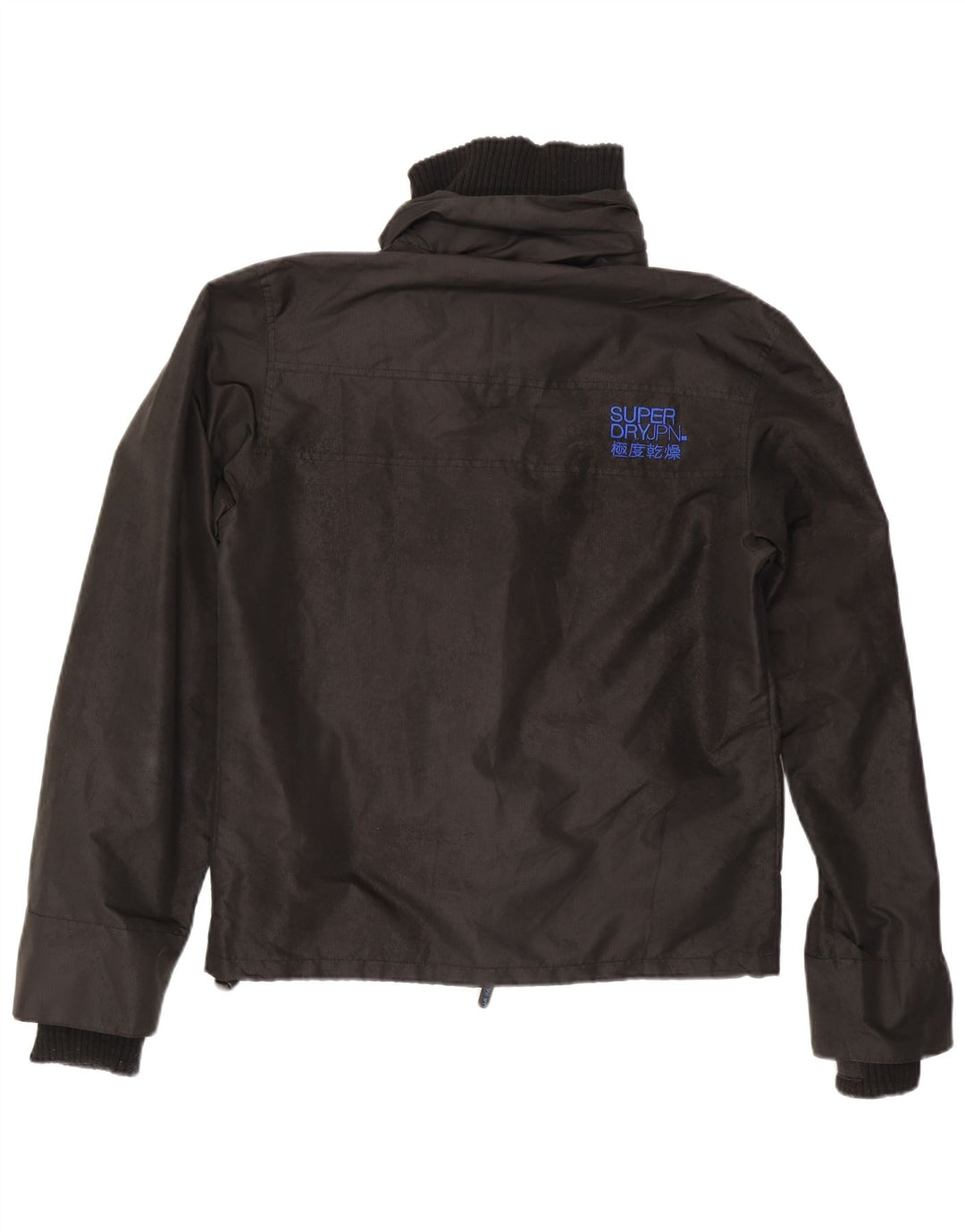 Superdry ženska kišna jakna s grafičkim motivima UK 14 srednje crna