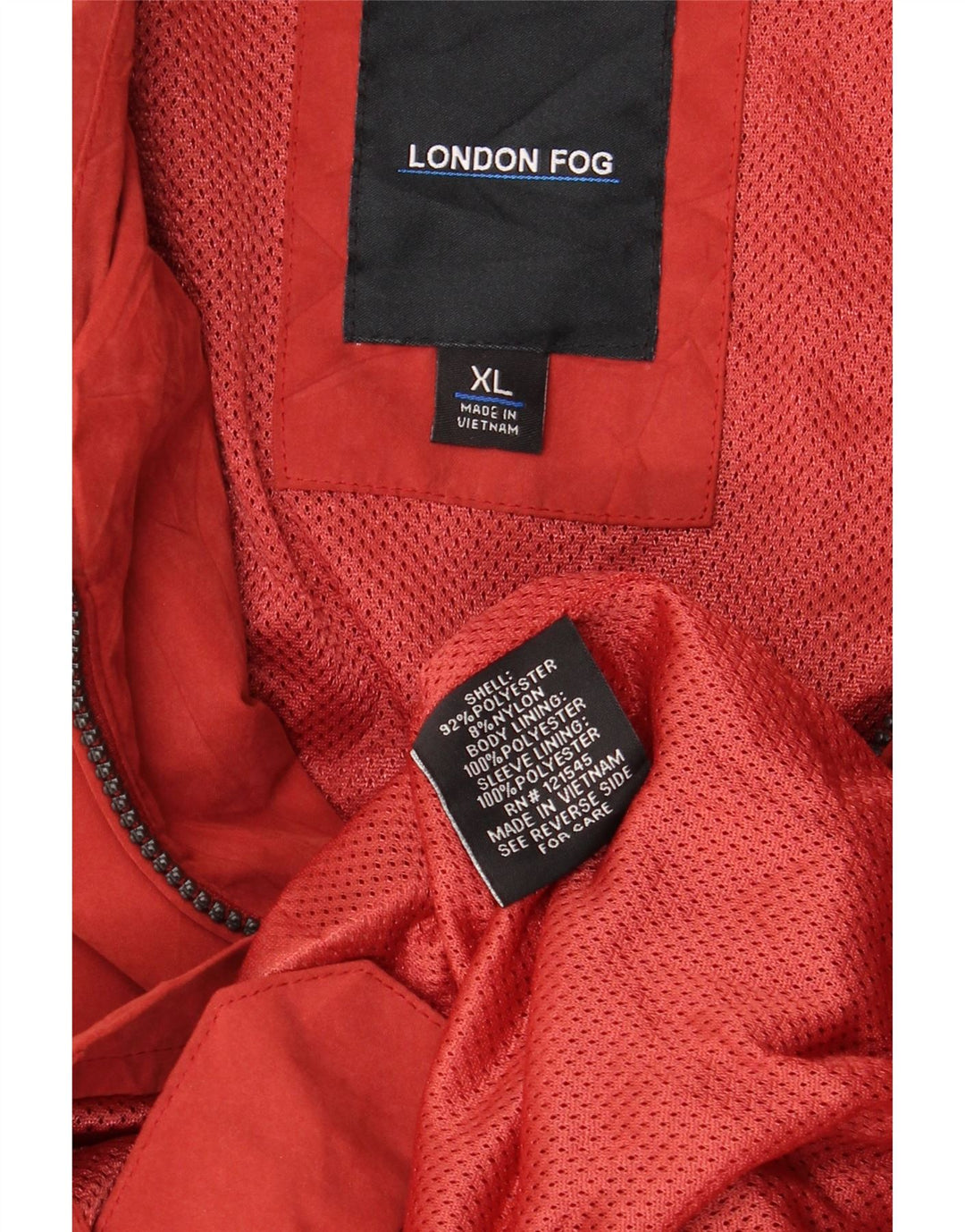 LONDON FOG Muška bomber jakna UK 42 XL crveni poliester