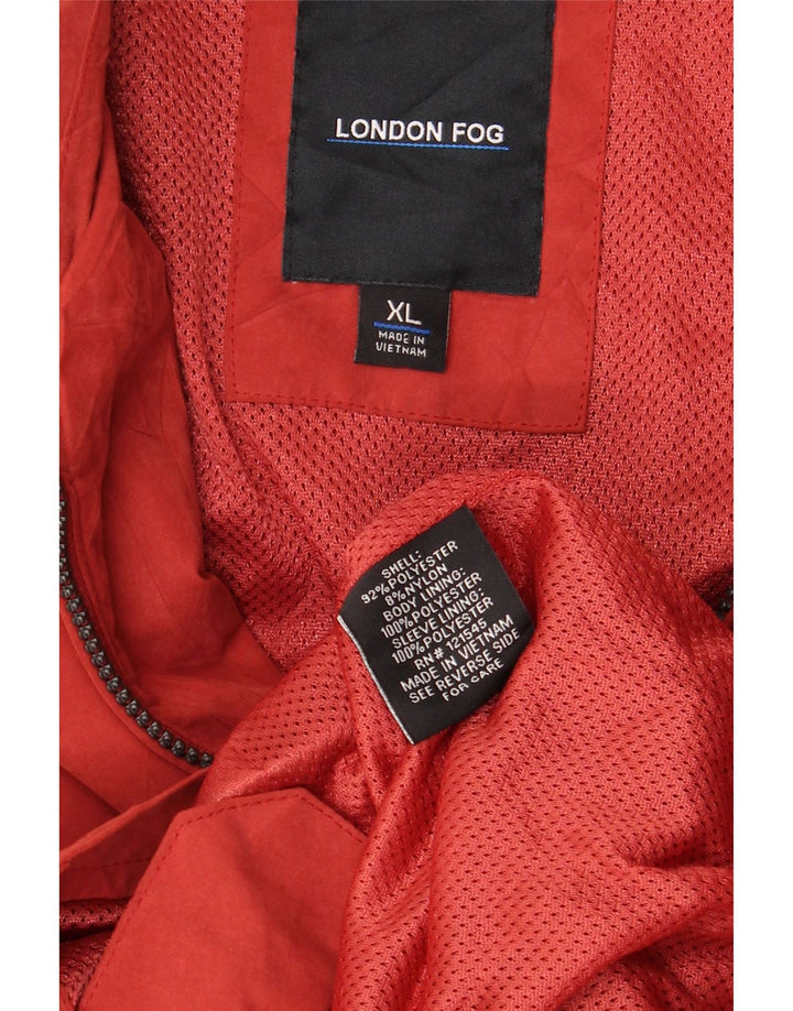 LONDON FOG Muška bomber jakna UK 42 XL crveni poliester