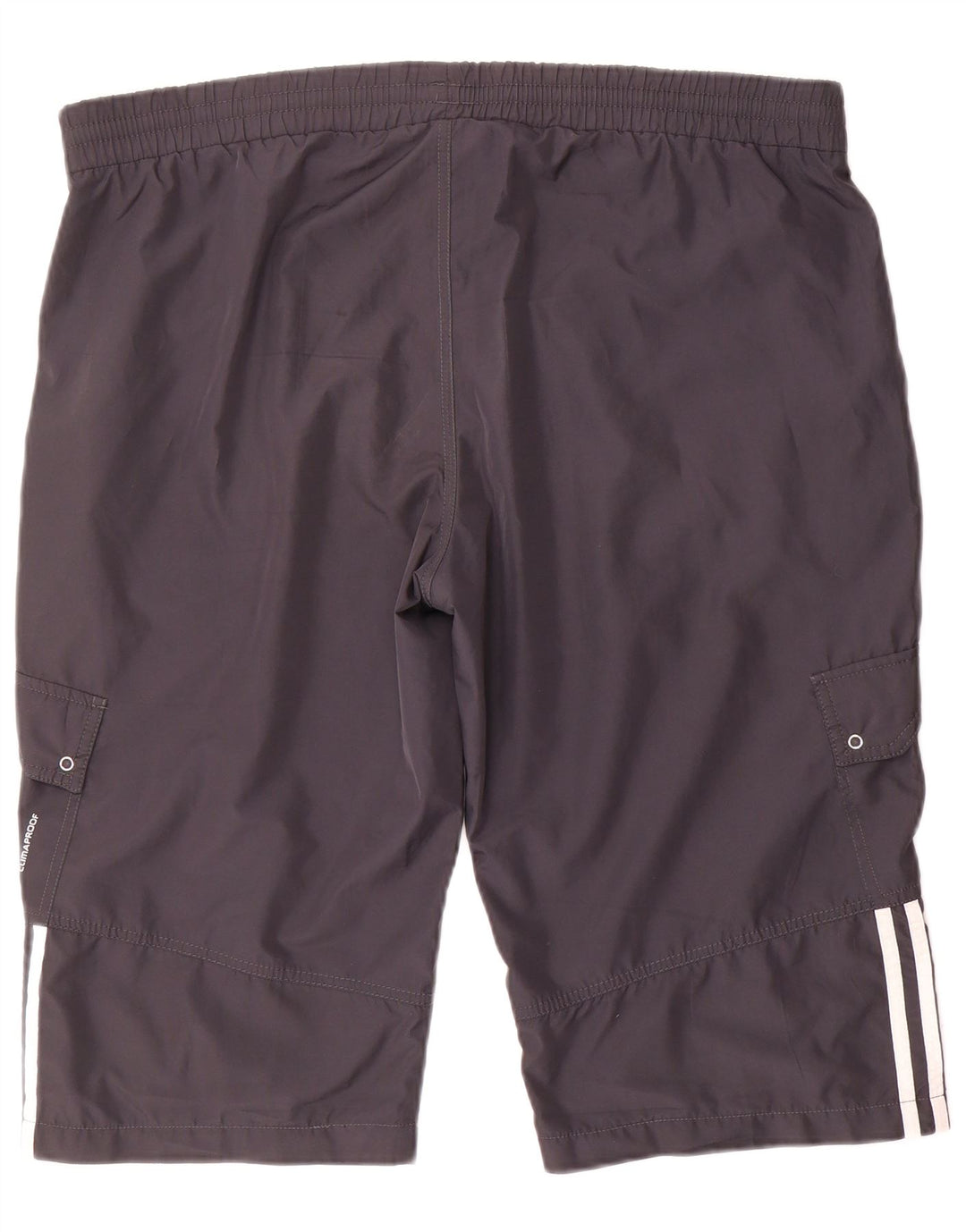 Adidas ženske sportske kratke hlače UK 22 2XL sivi poliester