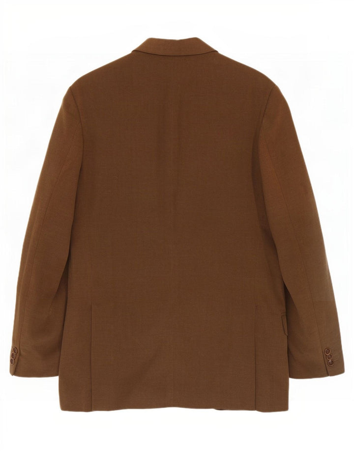 Massimo Dutti muška jakna s 3 gumba EU 46, mali smeđi pamuk