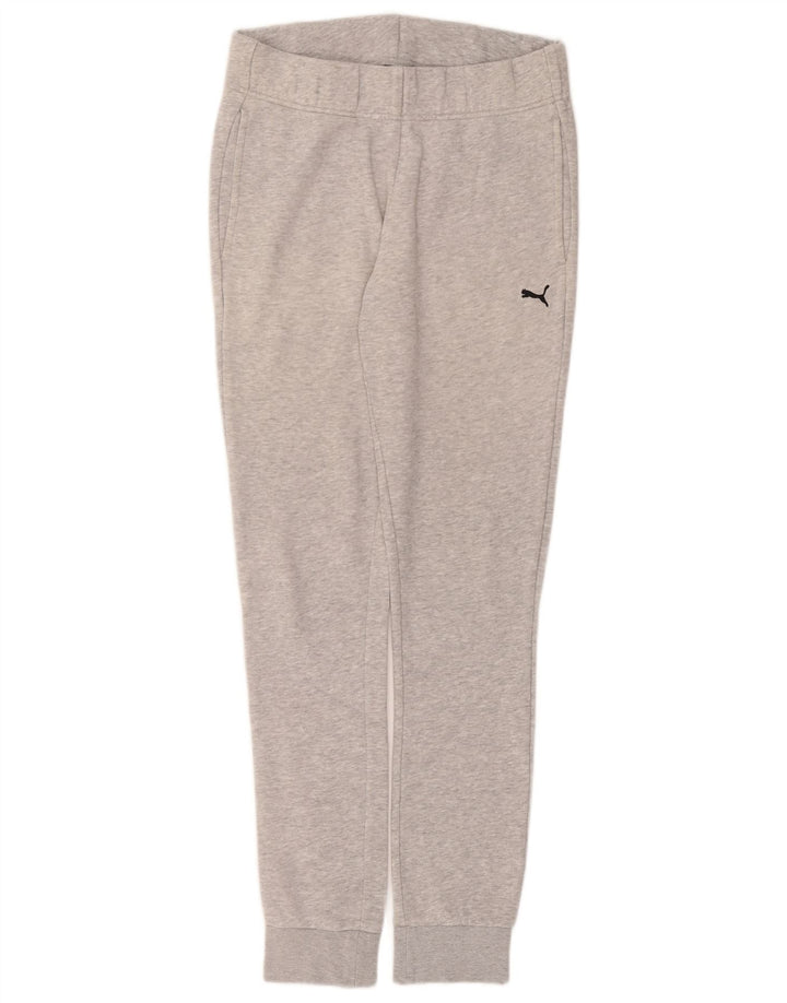 PUMA Ženska trenirka Hlače Joggers UK 10 Mali sivi poliester
