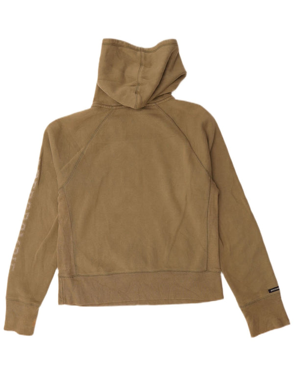 Ženska majica s kapuljačom Abercrombie & Fitch UK 16, veliki kaki pamuk