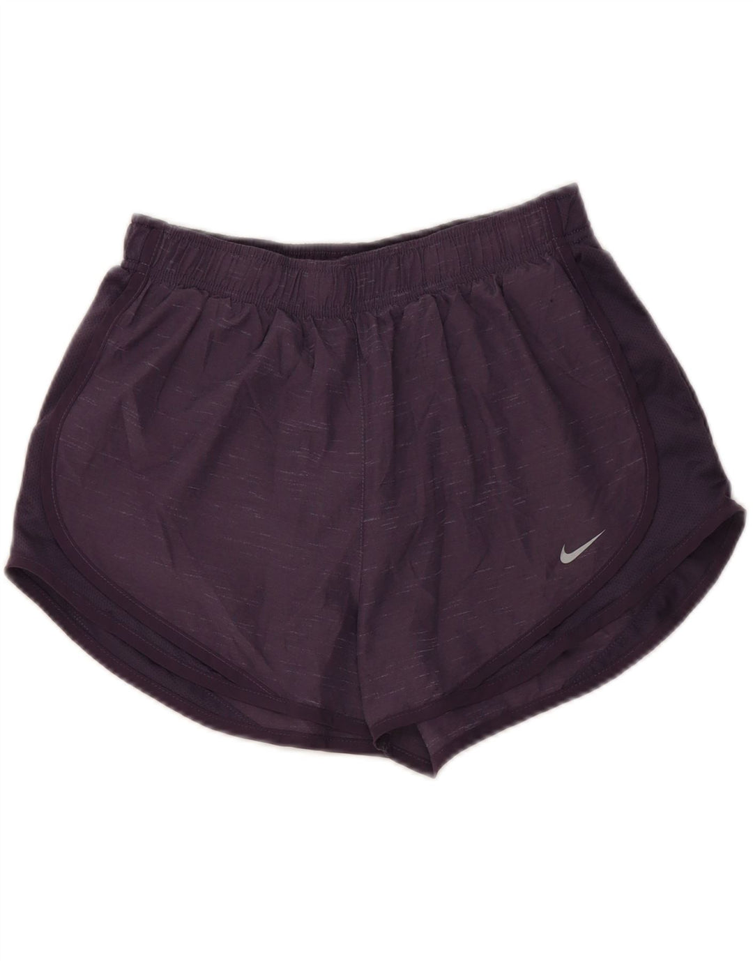 NIKE Ženske Dri Fit Sportske Kratke Hlače UK 14 Srednje Ljubičasti Flecked Poliester