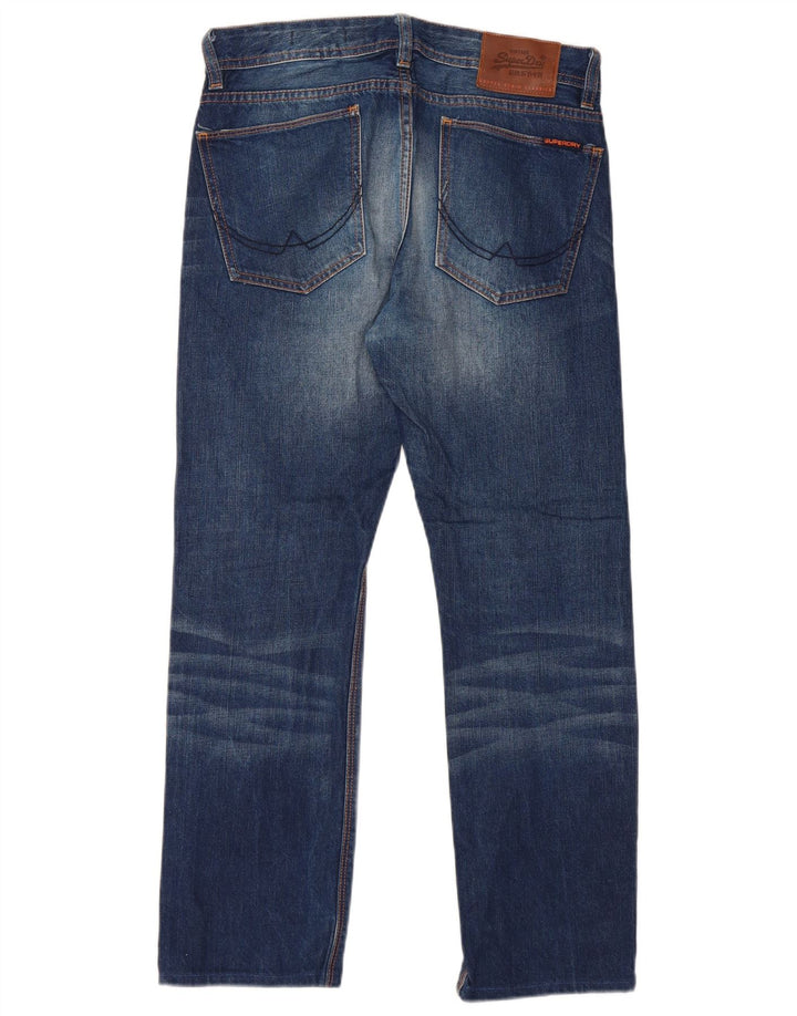 SUPERDRY ženske uske traperice Acid Wash W28 L27 plavi pamuk