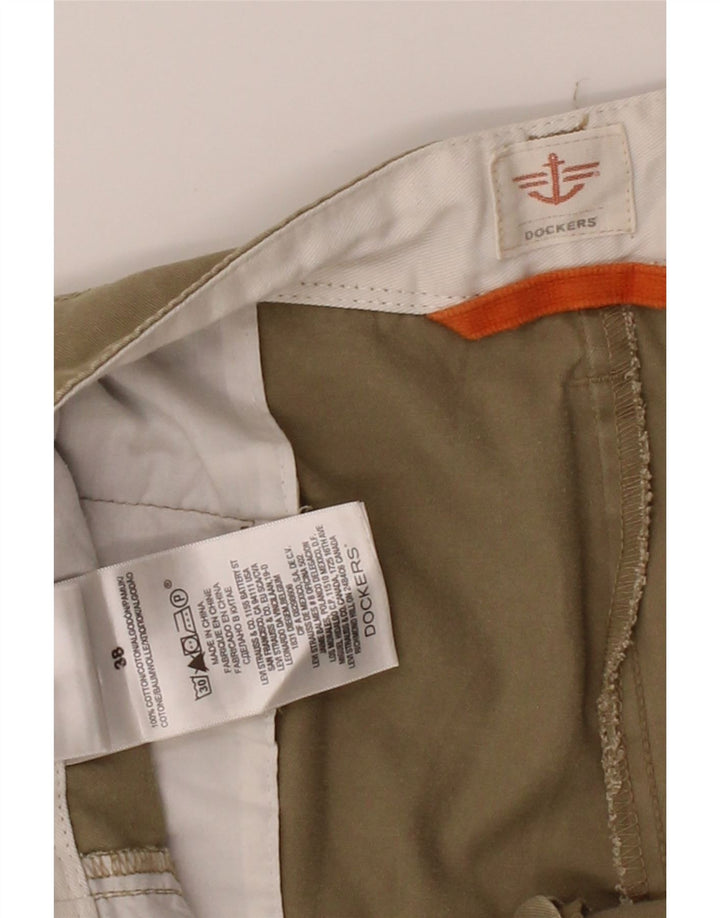 DOCKERS Mens Cargo Shorts W38 XL Beige Cotton Vintage Dockers and Second-Hand Dockers from Messina Hembry 