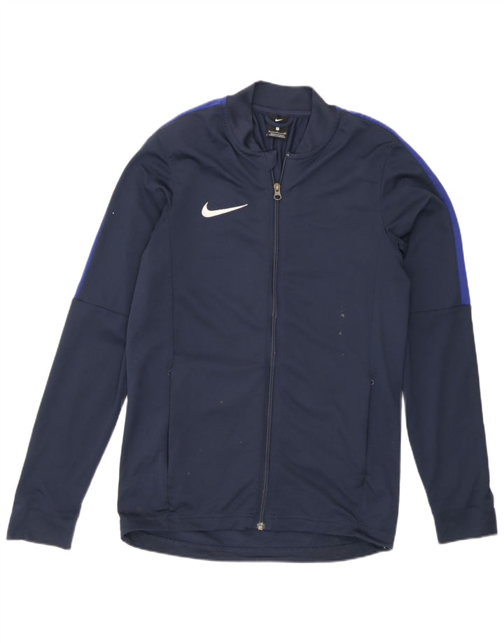 Nike Muška trenirka Gornja jakna Mala tamnoplava poliesterska sportska