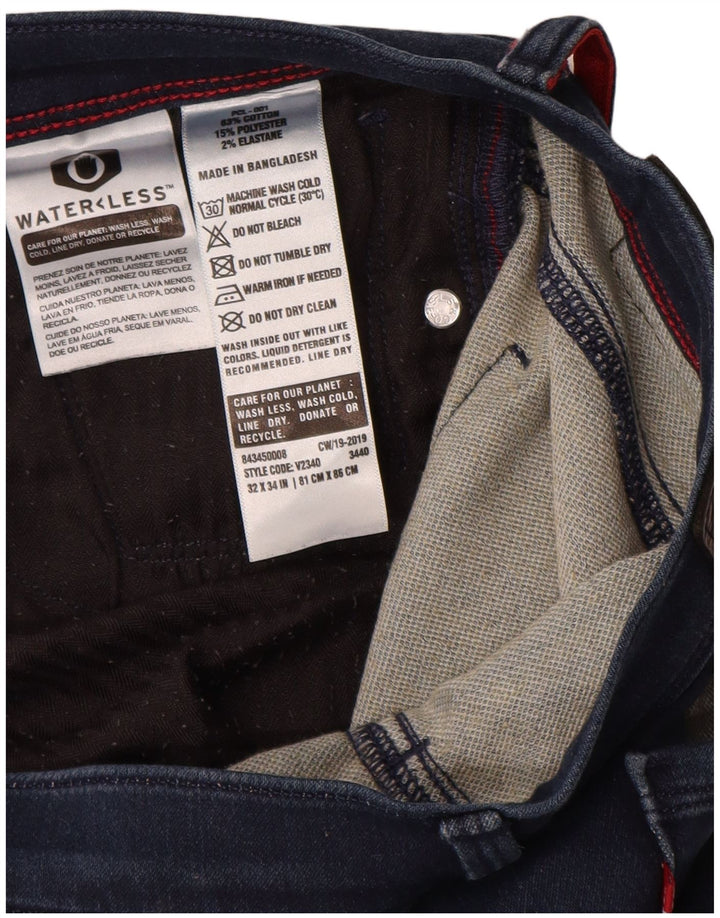 Levi's muške uske traperice W32 L31 tamnoplavi pamuk