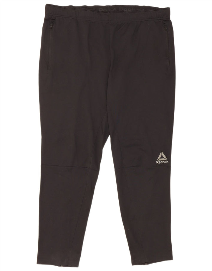 Reebok muške Speedwick hlače za trenirku XL crni poliester