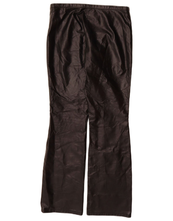 VINTAGE ženske ležerne hlače s bootcutom US 9 srednje W28 L30 crne