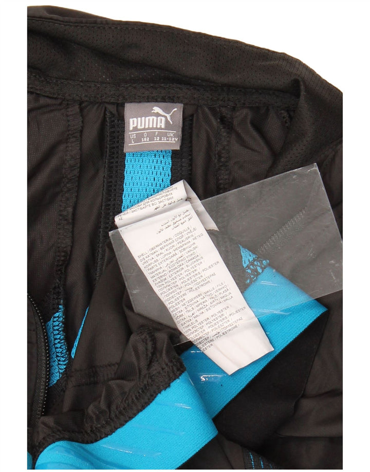 PUMA Boys Trenirka Gornja jakna 11-12 godina crni poliester