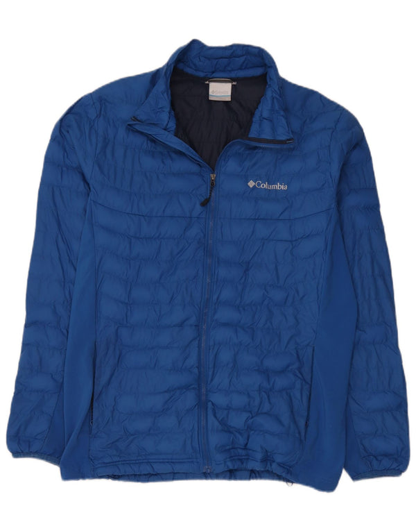 Columbia muška podstavljena jakna UK 40 Large Blue Nylon