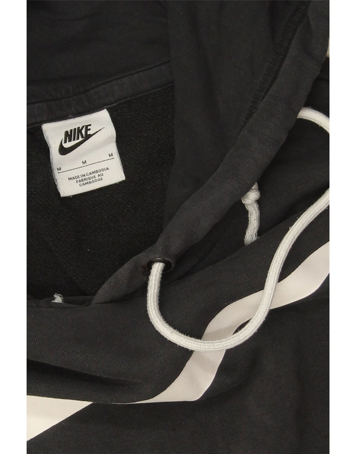 Nike muška majica s kapuljačom srednje veličine, crni pamuk