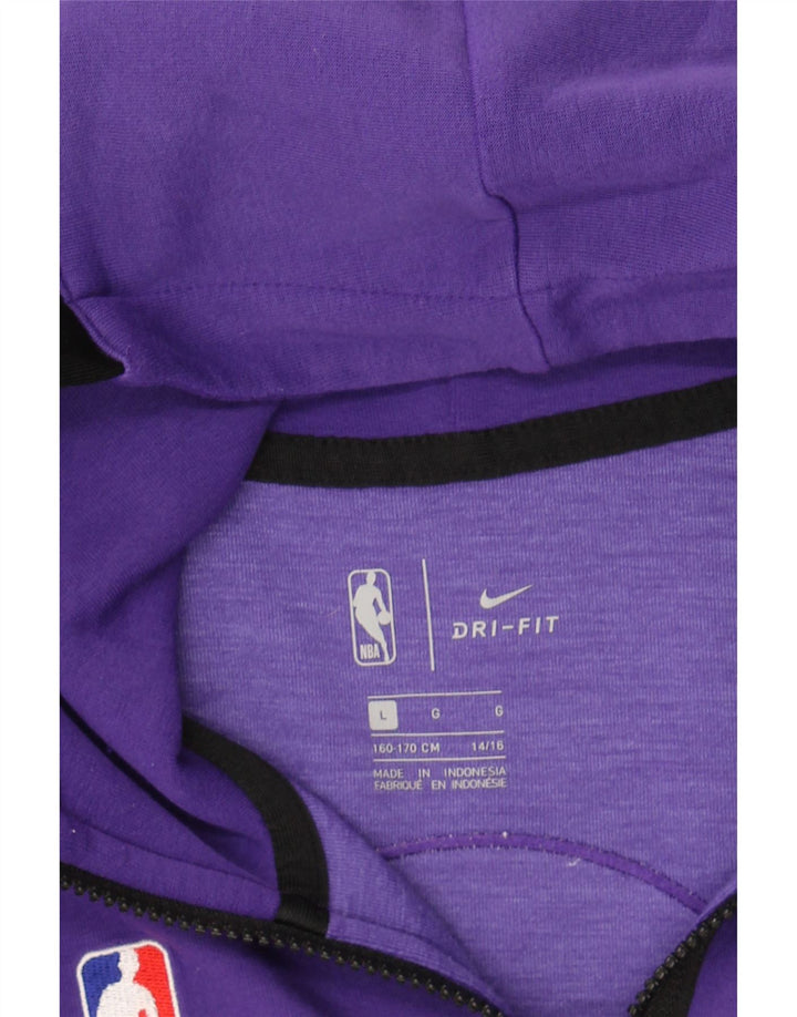 NIKE Boys Graphic Tracksuit Top Jacket 14-15 Years Large Purple Vintage Nike and Second-Hand Nike from Messina Hembry 