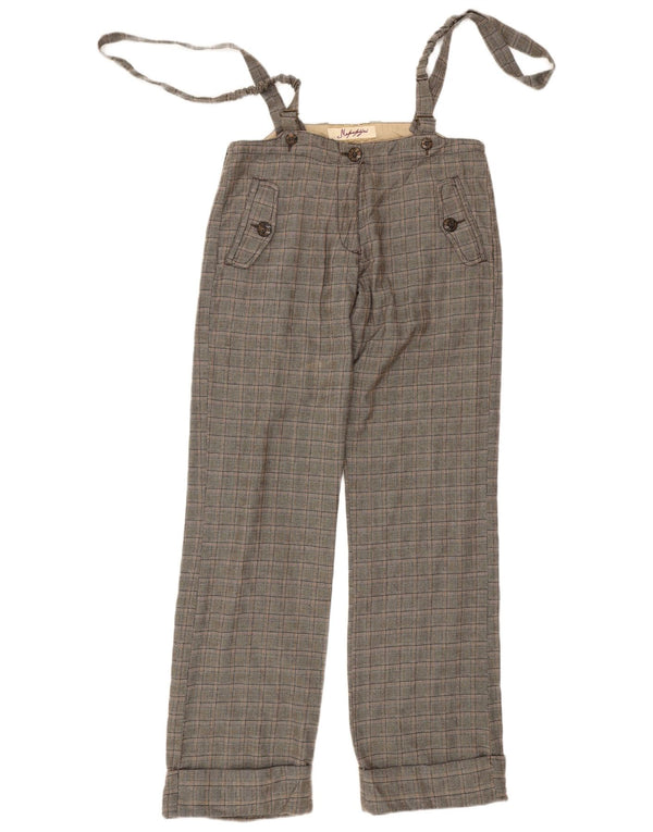 Napapijri ženske hlače Geographic Dungarees EU 42 Large W32 L33 Siva