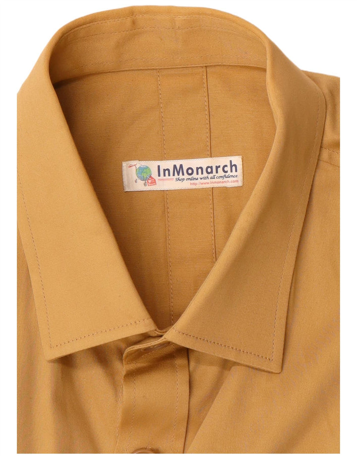 Vintage muška vojna košulja velika bež