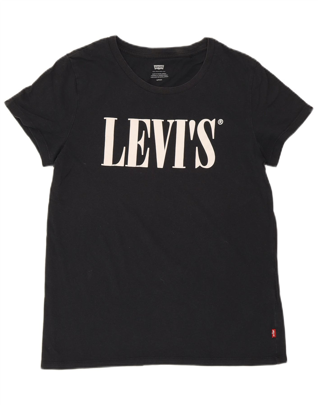 LEVI'S Ženska majica kratkih rukava s grafičkim motivima UK 10 Mala crna