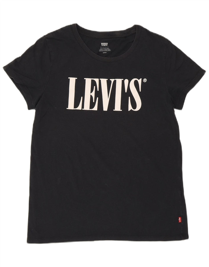 LEVI'S Ženska majica kratkih rukava s grafičkim motivima UK 10 Mala crna