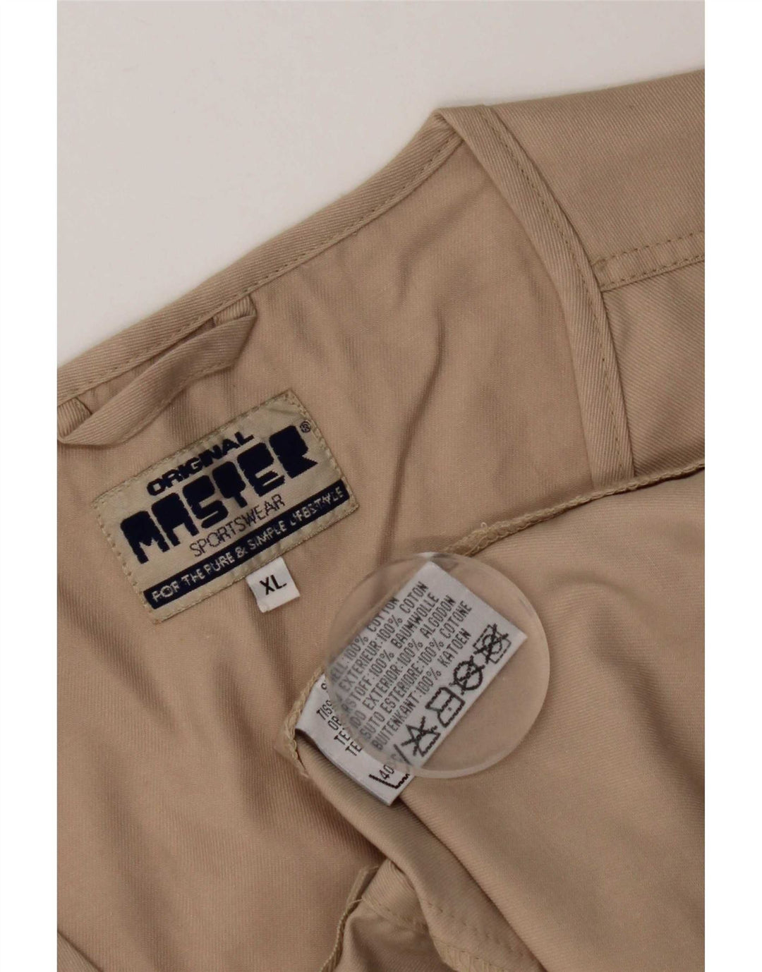 Master Mens Utility Gilet UK 42 XL bež pamuk