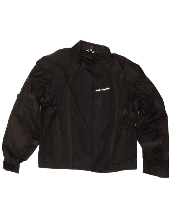 Vintage Mens Racer Jacket UK 48 4XL Black