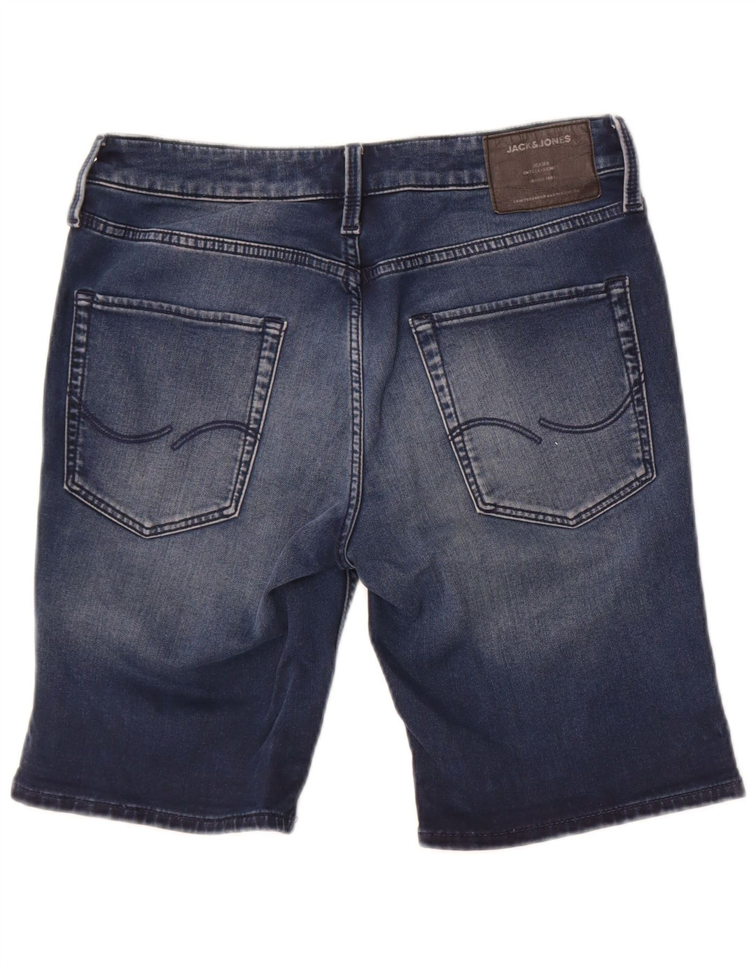 Jack & Jones muške traper kratke hlače male W29 plavi pamuk