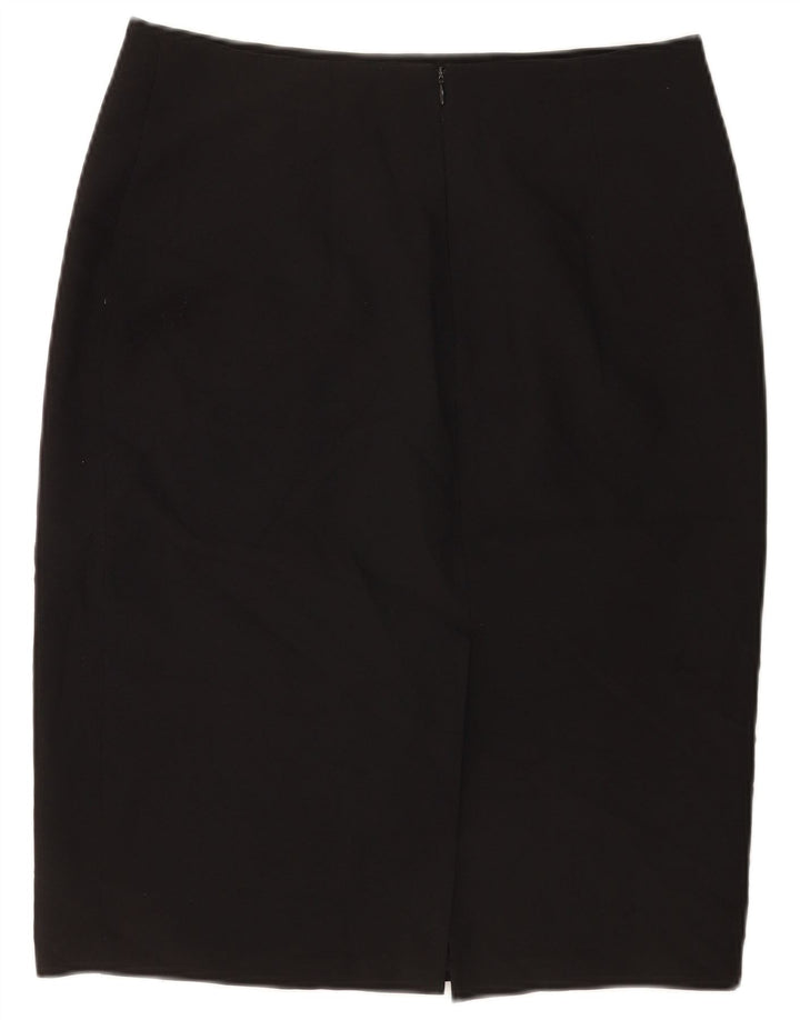 Marks & Spencer ženska pencil suknja UK 14 Large W32 crni poliester