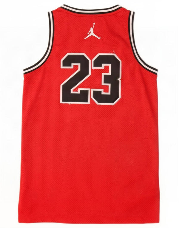 Jordan Boys Graphic Vest Top 12-13 Years Veliki crveni poliester